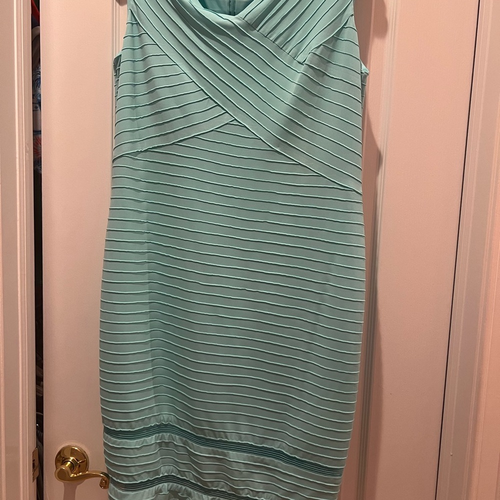 Calvin Klein Scooped Neck Sheath Dress Sz 14W
